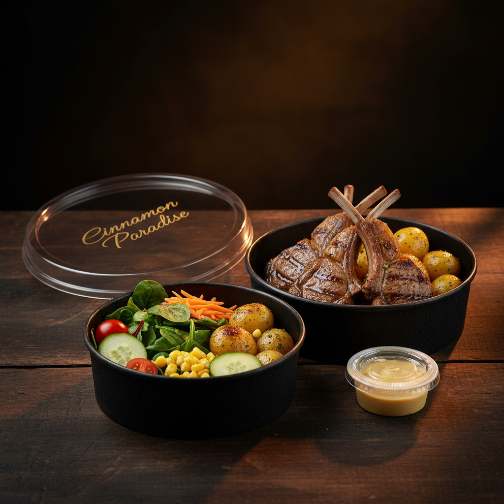 Côtelette d'agneau avec salade composée - Cinnamon Paradise