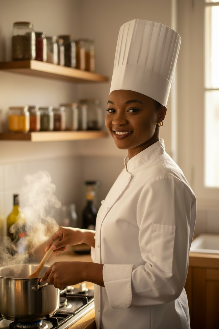 Chef Mariama sans drapeau