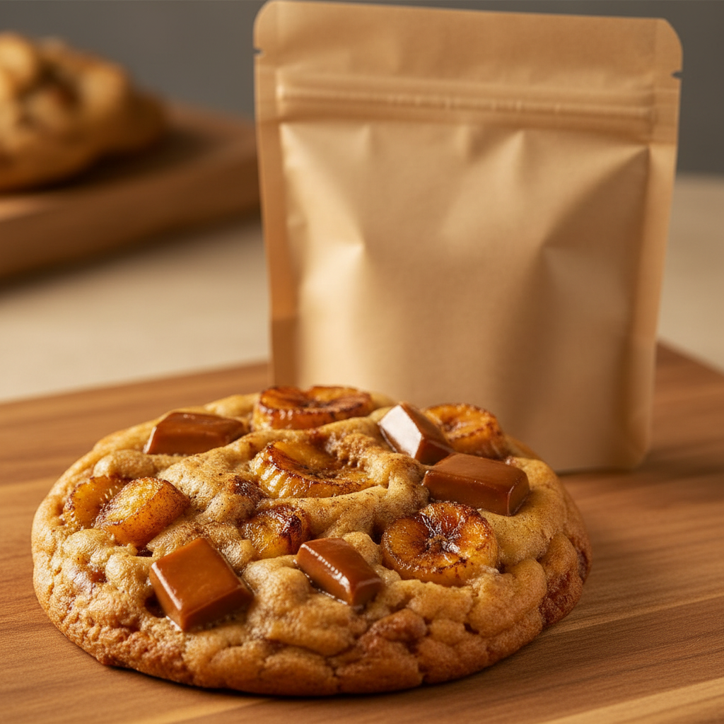 Cookie Banane Caramel visible - Cinnamon Paradise