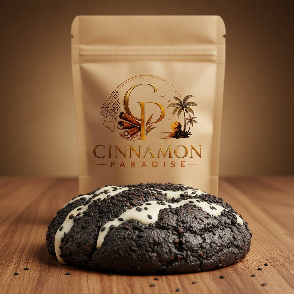 Cookie Sésame Noir Vanille