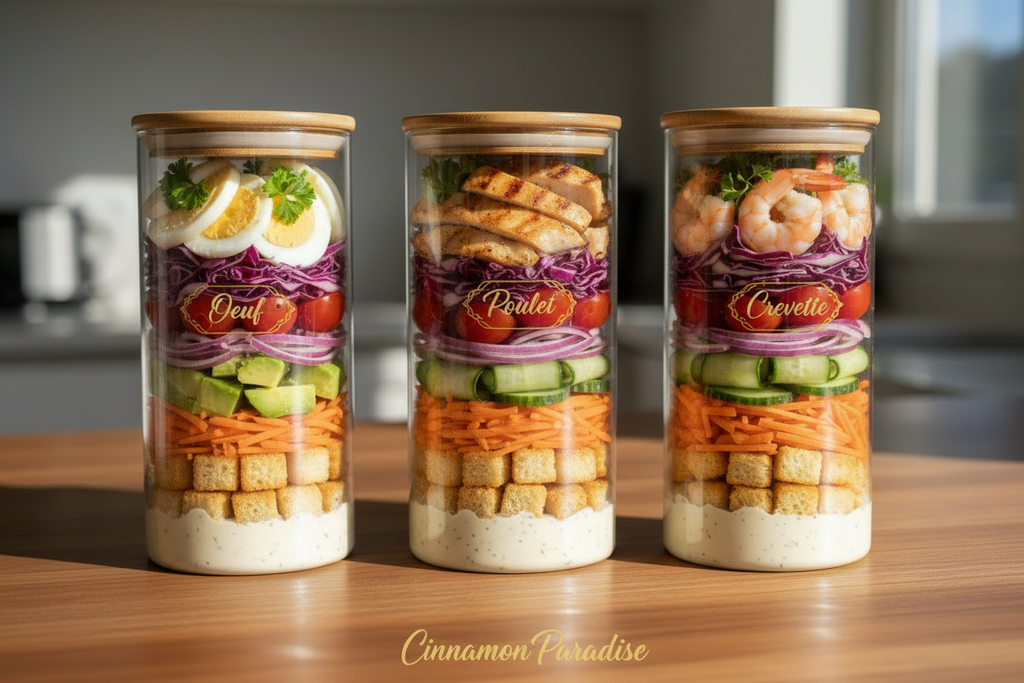 Les 3 Salades Protéinées - Cinnamon Paradise