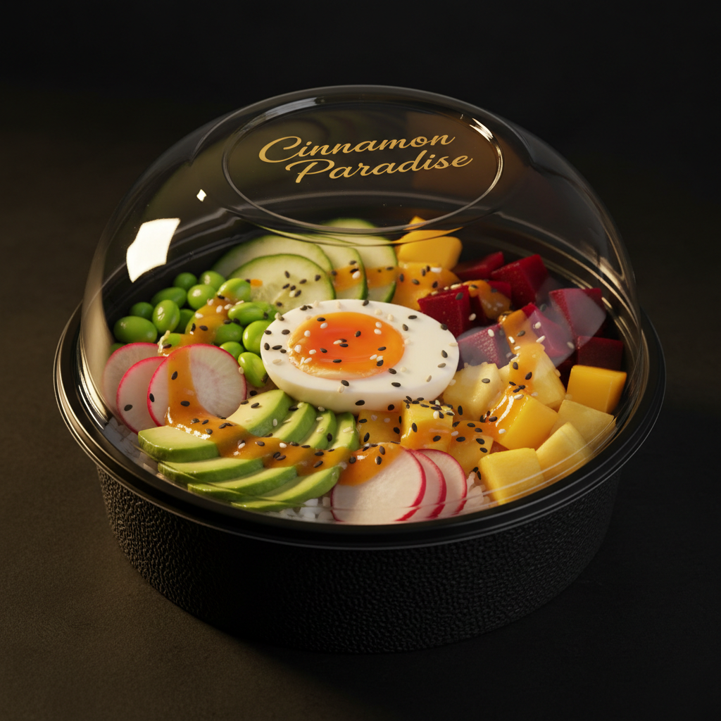 Poke bowl œuf mollet - Cinnamon Paradise