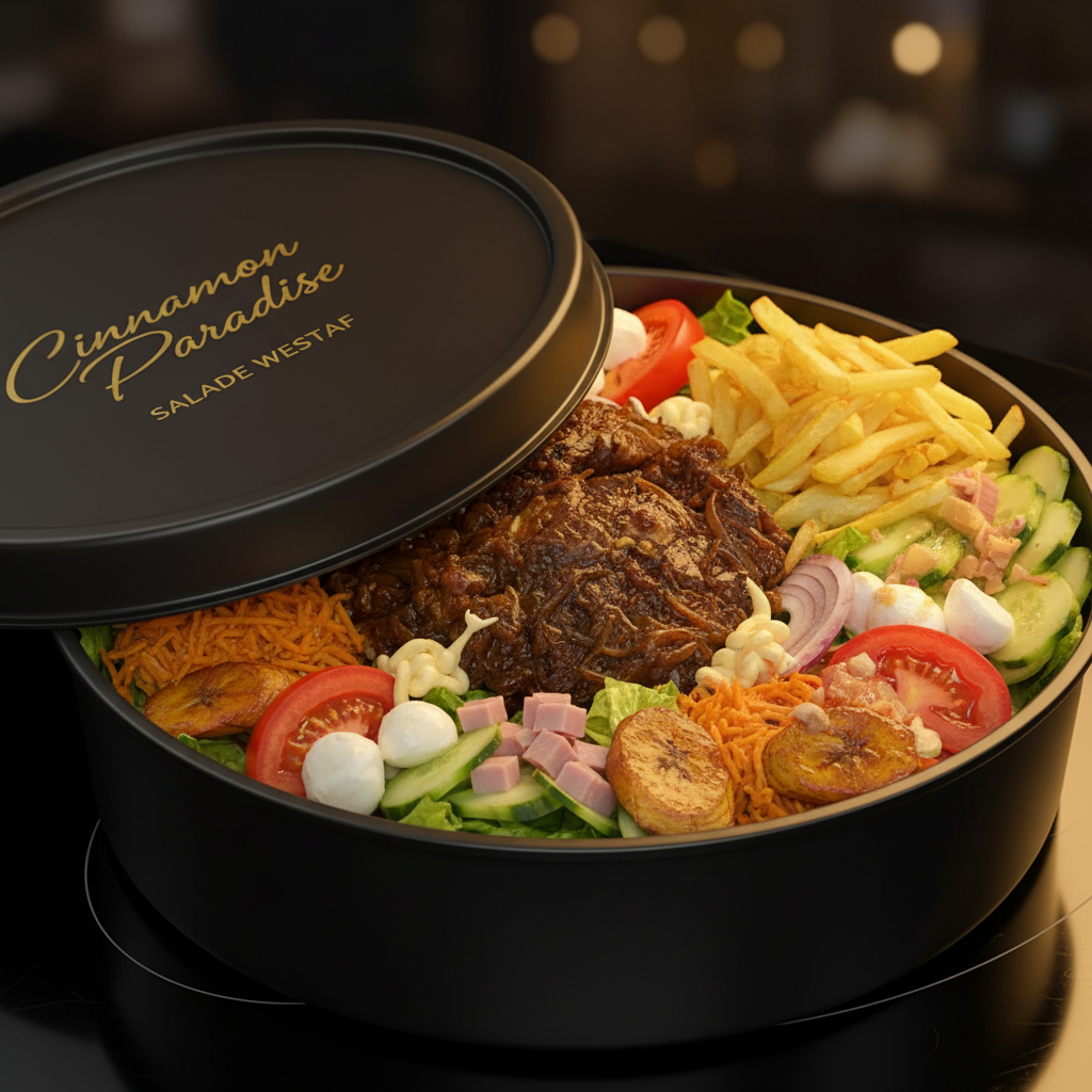 Salade Westaf avec alloco - Cinnamon Paradise